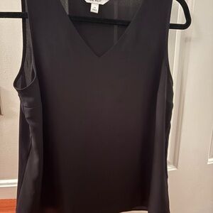 Nine West Elegant Black V-Neck Blouse